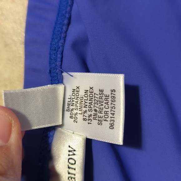 NWT Croft & Barrow plus size women's bathing suit skirt 22W periwinkle blue - Picture 7 of 10